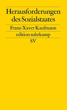 Kartonierter Einband Herausforderungen des Sozialstaates von Franz-Xaver Kaufmann