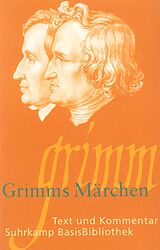 Kartonierter Einband Grimms Märchen von Jacob Grimm, Wilhelm Grimm