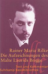 Kartonierter Einband Die Aufzeichnungen des Malte Laurids Brigge von Rainer Maria Rilke