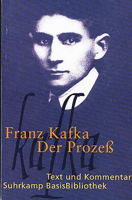 Kartonierter Einband Der Prozeß von Franz Kafka