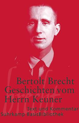 Couverture cartonnée Geschichten vom Herrn Keuner de Bertolt Brecht