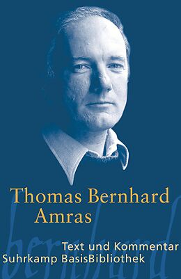 Kartonierter Einband Amras von Thomas Bernhard