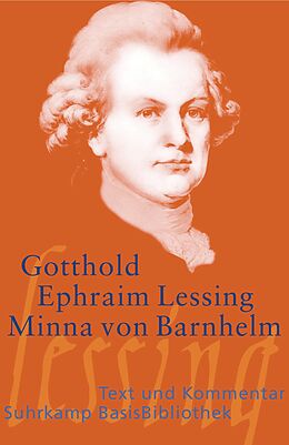 Couverture cartonnée Minna von Barnhelm, oder Das Soldatenglück de Gotthold Ephraim Lessing