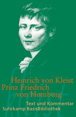 Kartonierter Einband Prinz Friedrich von Homburg von Heinrich von Kleist
