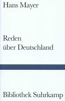 Fester Einband Reden über Deutschland (19451993) von Hans Mayer