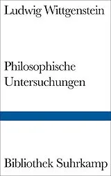 Fester Einband Philosophische Untersuchungen von Ludwig Wittgenstein