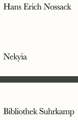 Kartonierter Einband Nekyia von Hans Erich Nossack