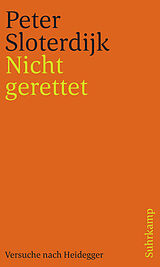 Kartonierter Einband Nicht gerettet von Peter Sloterdijk