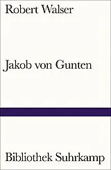 Kartonierter Einband Jakob von Gunten von Robert Walser
