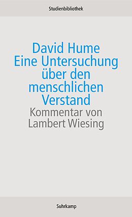 Kartonierter Einband Eine Untersuchung über den menschlichen Verstand von David Hume