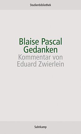 Kartonierter Einband Gedanken von Blaise Pascal