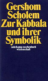 Kartonierter Einband Zur Kabbala und ihrer Symbolik von Gershom Scholem