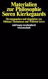 Kartonierter Einband Materialien zur Philosophie Søren Kierkegaards von 