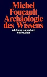 Kartonierter Einband Archäologie des Wissens von Michel Foucault