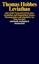 Kartonierter Einband Leviathan oder Stoff, Form und Gewalt eines kirchlichen und bürgerlichen Staates von Thomas Hobbes