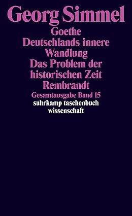 Kartonierter Einband Gesamtausgabe in 24 Bänden von Georg Simmel