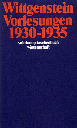 Kartonierter Einband Vorlesungen 19301935 von Ludwig Wittgenstein