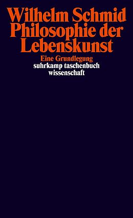 Couverture cartonnée Philosophie der Lebenskunst de Wilhelm Schmid