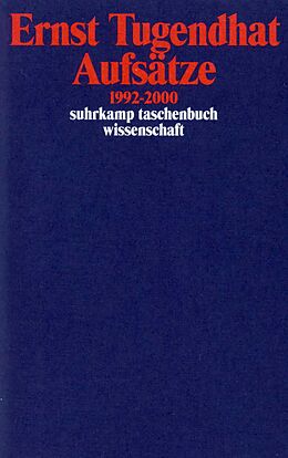 Kartonierter Einband Aufsätze 19922000 von Ernst Tugendhat