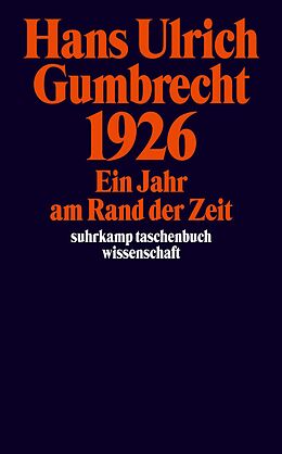 Kartonierter Einband 1926 von Hans Ulrich Gumbrecht