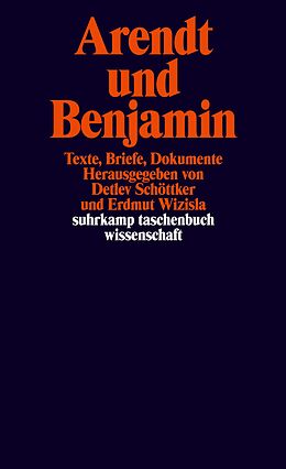 Kartonierter Einband Arendt und Benjamin von Hannah Arendt, Walter Benjamin