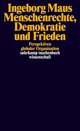 Kartonierter Einband Menschenrechte, Demokratie und Frieden von Ingeborg Maus