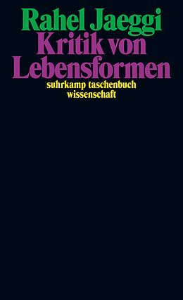 Kartonierter Einband Kritik von Lebensformen von Rahel Jaeggi