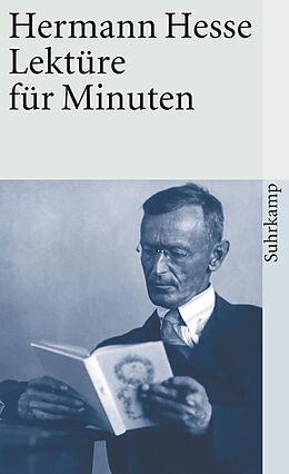 Couverture cartonnée Lektüre für Minuten de Hermann Hesse