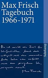 Kartonierter Einband Tagebuch 19661971 von Max Frisch