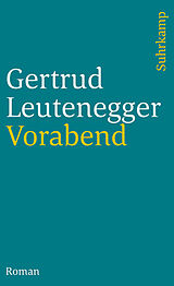 Kartonierter Einband Vorabend von Gertrud Leutenegger
