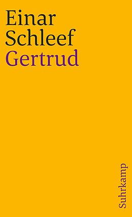 Kartonierter Einband Gertrud von Einar Schleef