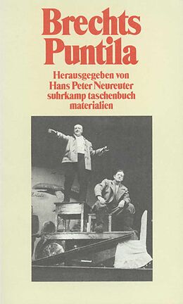Kartonierter Einband Brechts »Herr Puntila und sein Knecht Matti« von Bertolt Brecht