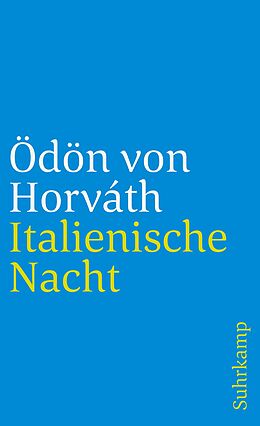 Kartonierter Einband Italienische Nacht von Ödön von Horváth