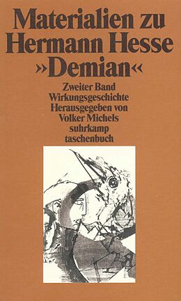 Kartonierter Einband Materialien zu Hermann Hesses »Demian« von 