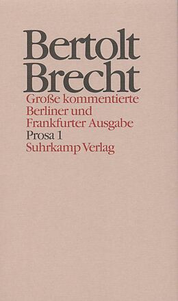 Leder-Einband Werke. Große kommentierte Berliner und Frankfurter Ausgabe. 30 Bände (in 32 Teilbänden) und ein Registerband von Bertolt Brecht
