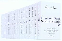 Fester Einband Sämtliche Werke in 20 Bänden und einem Registerband von Hermann Hesse