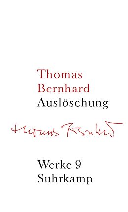 Leinen-Einband Werke in 22 Bänden von Thomas Bernhard