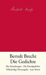 Fester Einband Die Gedichte von Bertolt Brecht