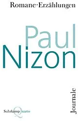 Kartonierter Einband Romane, Erzählungen, Journale von Paul Nizon