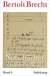 Kartonierter Einband Notizbücher 21-23 von Bertolt Brecht