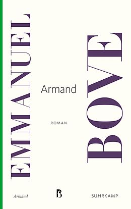 Kartonierter Einband Armand von Emmanuel Bove