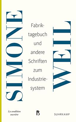 Kartonierter Einband Fabriktagebuch von Simone Weil
