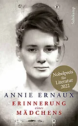 Kartonierter Einband Erinnerung eines Mädchens von Annie Ernaux