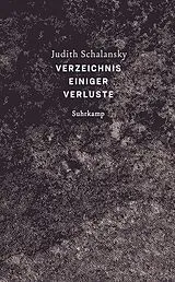 Kartonierter Einband (Kt) Verzeichnis einiger Verluste von Judith Schalansky