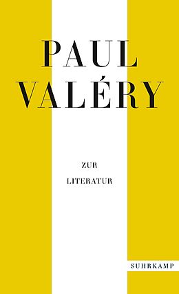 Kartonierter Einband Paul Valéry: Zur Literatur von Paul Valéry