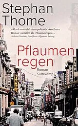 Kartonierter Einband Pflaumenregen von Stephan Thome