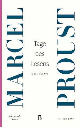 Kartonierter Einband Tage des Lesens von Marcel Proust