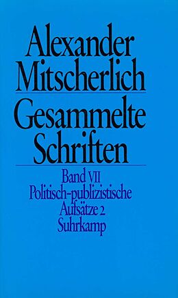 Fester Einband Gesammelte Schriften in zehn Bänden von Alexander Mitscherlich