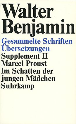 Kartonierter Einband Gesammelte Schriften von Walter Benjamin