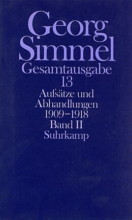 Fester Einband Gesamtausgabe in 24 Bänden von Georg Simmel